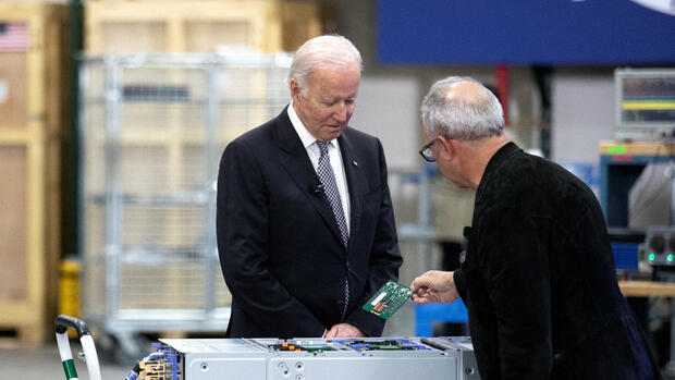 Halbleiter: Biden plant komplette Chip-Lieferkette in den USA