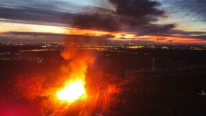 Russland: Großfeuer bei St. Petersburg nach Explosion an Gaspipeline