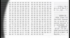 The first block ever mined with the words “times 3rd jan 2009 chancellor on brink of second bailout for banks” blows my mind every time I see it!!