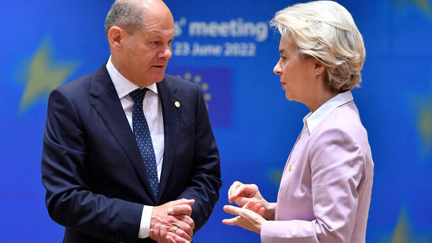 Wirtschaftshilfe: Von der Leyen und Scholz wollen „Marshallplan“ für die Ukraine