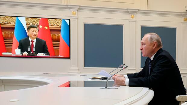 Videokonferenz von Xi und Putin: „Im Interesse der Stabilität weltweit“: Peking hält weiter zu Russland