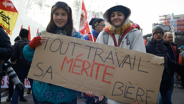 Frankreich: Linke LFI ruft erneut zum Protest gegen Rentenreform auf