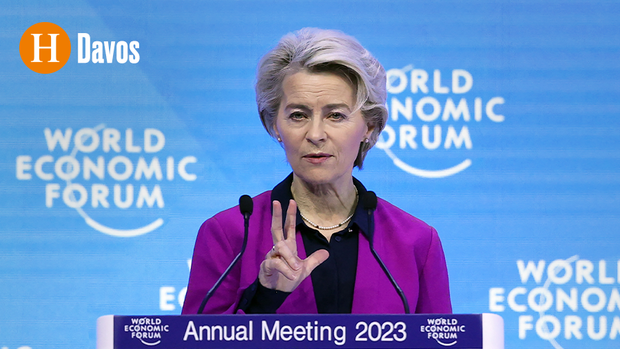 Weltwirtschaftsforum in Davos: EU-Kommissionschefin von der Leyen kündigt grünen Industrieplan an