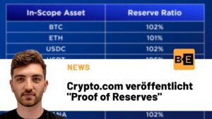 Crypto.com veröffentlicht "Proof of Reserves"