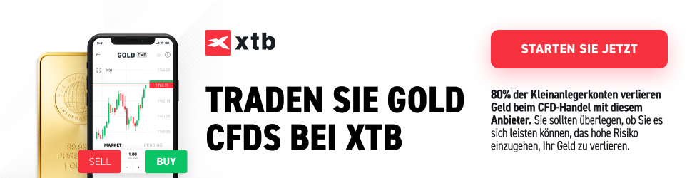 Gold Trading bei XTB 