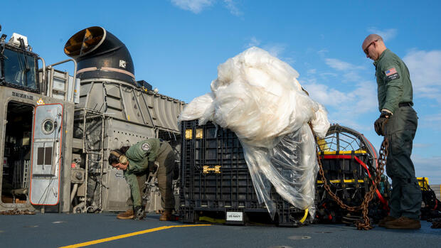 Ballon-Affäre: USA bergen ersten chinesischen Ballon – „Keine Aliens“ am Himmel über Nordamerika