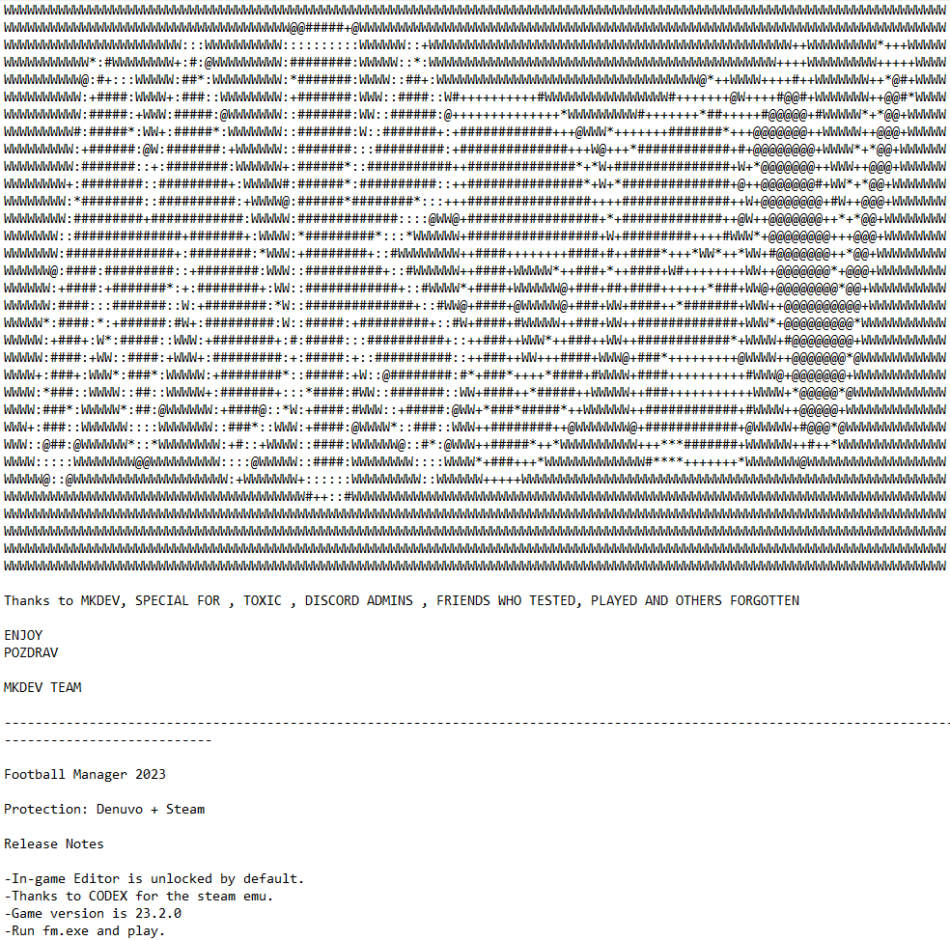 MKDEV knackt Denuvo von Football Manager 2023