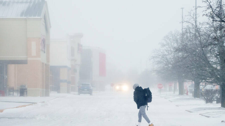 In den Bundesstaaten Michigan und New York soll der Sturm schwere Schnee- und Graupelschauer verursachen. Quelle: IMAGO/USA TODAY Network