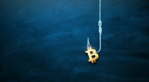 Bitcoin Köder Angelhaken