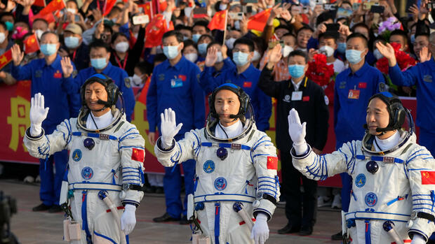 Raumfahrt: Crewwechsel: China schickt drei Astronauten zu seiner Raumstation