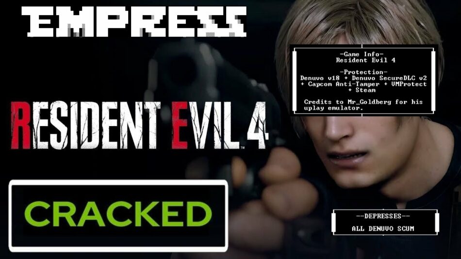 Resident Evil 4 trotz Denuvo Version 18 gecrackt