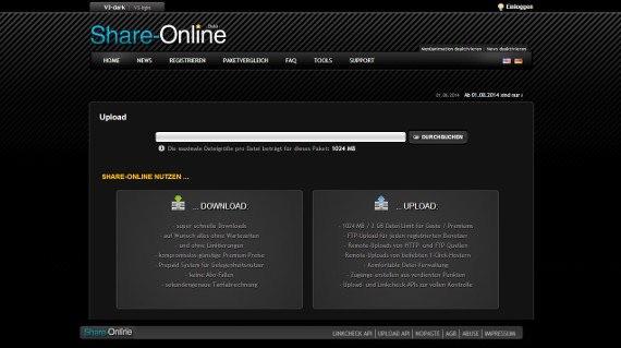 Share-Online.biz: Erste Razzia bei einem Top-Uploader?
