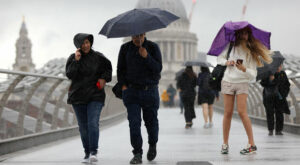 Konjunktur: Britische Wirtschaft schrumpft überraschend deutlich – Regen und Streiks belasten die Unternehmen