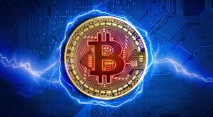 Bitcoin mit Blitz