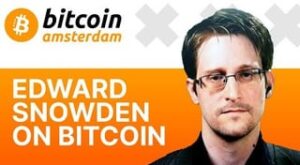 Edward Snowden on the most recent Bitcoin conference in Amsterdam: