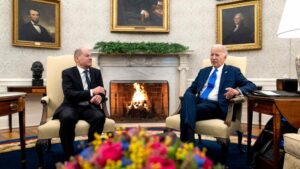 USA-Besuch: Biden bei Scholz-Treffen: fehlende Zustimmung von US-Kongress zu Ukraine-Hilfen „kriminelle Nachlässigkeit“