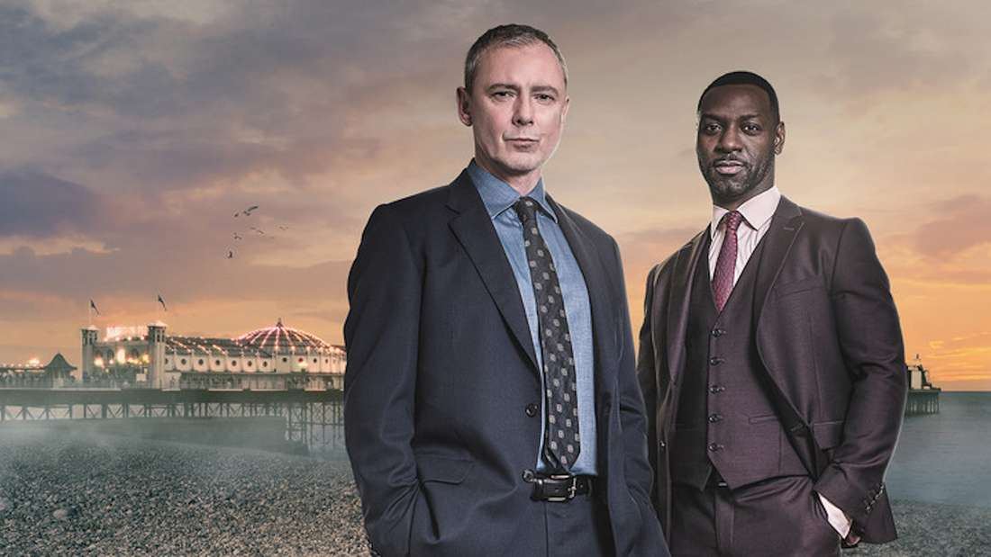 DSI Roy Grace (John Simm) und DS Glenn Branson (Richie Campbell) in der Serie „Detective Grace“