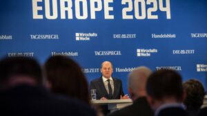 Europe 2024: Scholz zu Kritik an zu wenig Ukraine-Hilfen: „Die Debatte ist an Lächerlichkeit nicht zu überbieten”﻿