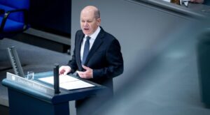 Regierungserklärung: Scholz beschwört vor dem EU-Gipfel Zusammenhalt in Ukraine-Politik