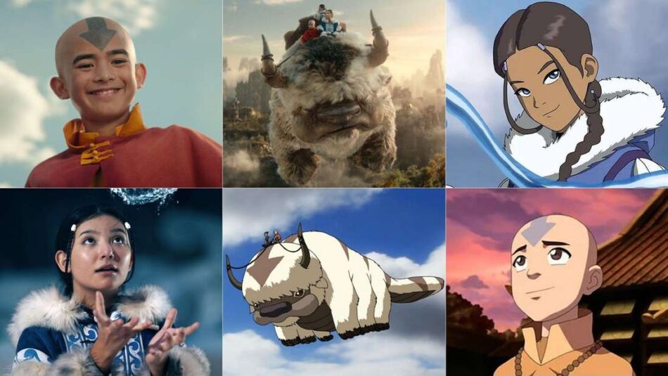 The Last Airbender: So sieht die Netflix-Adaption im Vergleich zur Zeichentrick-Vorlage aus