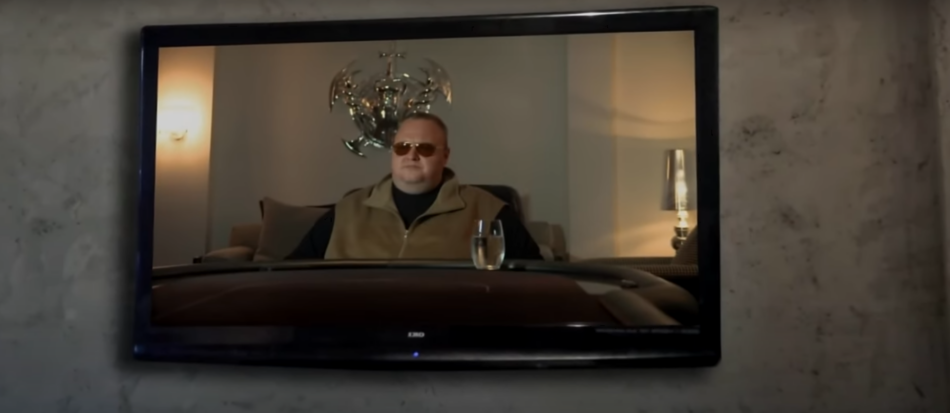 Kim Dotcom, Gründer von Megaupload in seinem Musikvideo