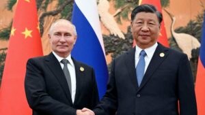 Russland und China: China soll zwischen Geschäften im Westen und Aufrüstung Russlands wählen