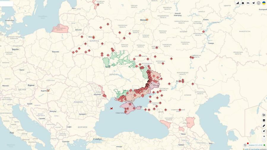 Ukraine-Krieg: Wer die Lage in Charkiw verstehen will, nutzt diese Karte