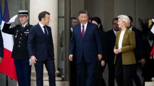 Xi Jinping in Europa: Von der Leyens Ansage an Peking: „Wir werden unsere Wirtschaften verteidigen“