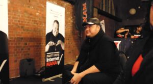 Kim Dotcom, Internet Mana Party am 03.10.2014.